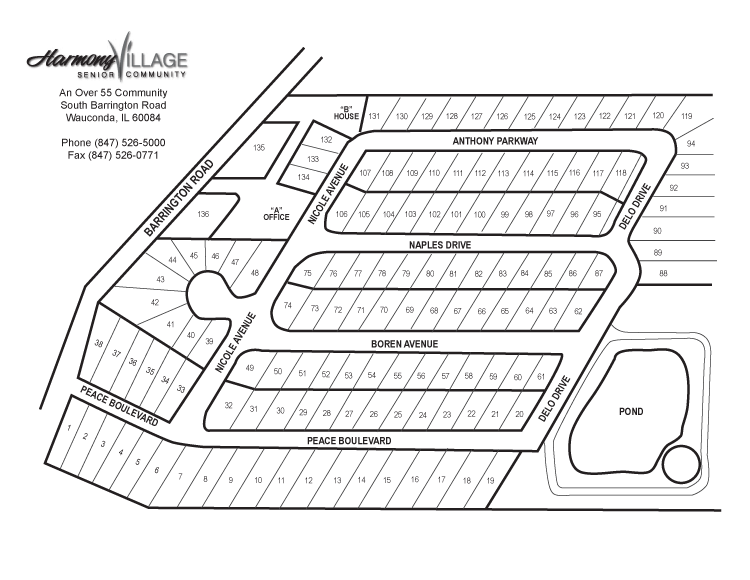 Harmony Village Site Plan